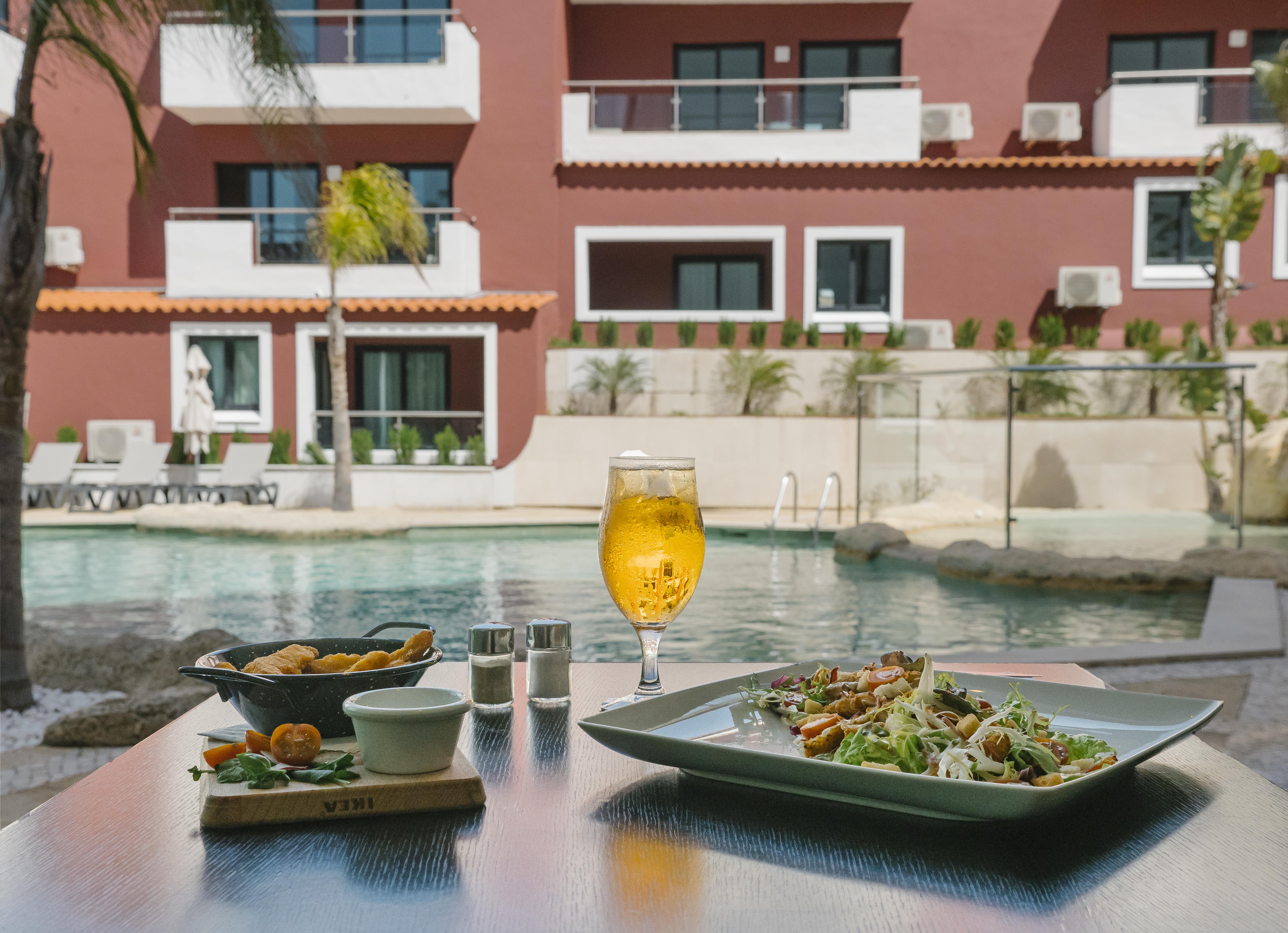 Topazio Vibe Beach Hotel & Apartments - Adults Friendly Albufeira Eksteriør bilde